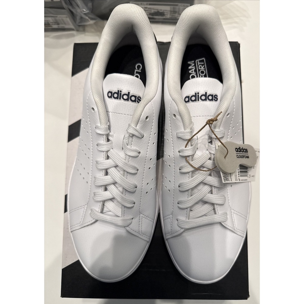 Adidas ADVANTAGE 2.0 Men 8 IF1661 Cloud White / Core Black / Legend Ink New NiB
